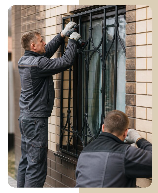 Установка решеток в дом в Бердске по цене от 3644 р. | ДвериЛегко-Брд
