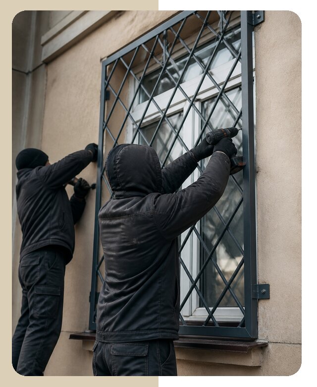 Установка антивандальных решеток на окна в Бердске